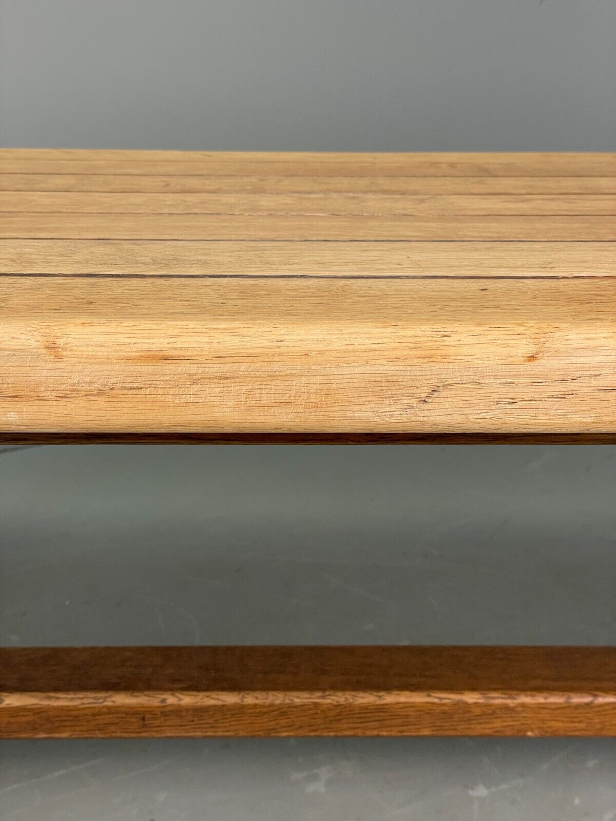 Vintage Scandinavian Large Oak Coffee Table Arts & Crafts Style EB7839 MWOO - UKDK FURNITURE