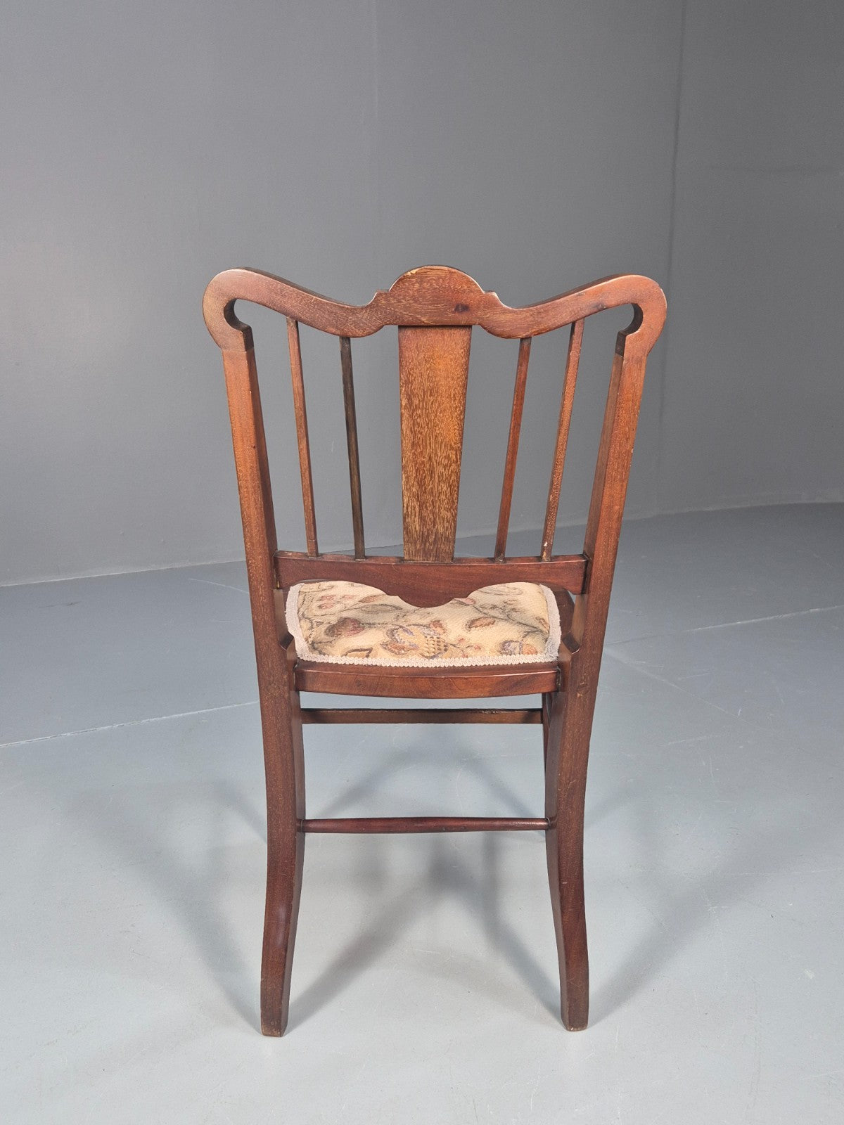 Antique Single Mahogany Chair ivorine inlay Edwardian Trevor Page  EB10641 VDIN8
