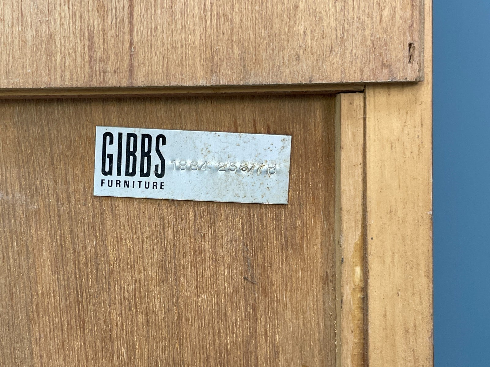 Vintage Teak Wall Unit By Gibbs Furniture 1970s Drinks Cabinet EB9526 MWOO - UKDK FURNITURE