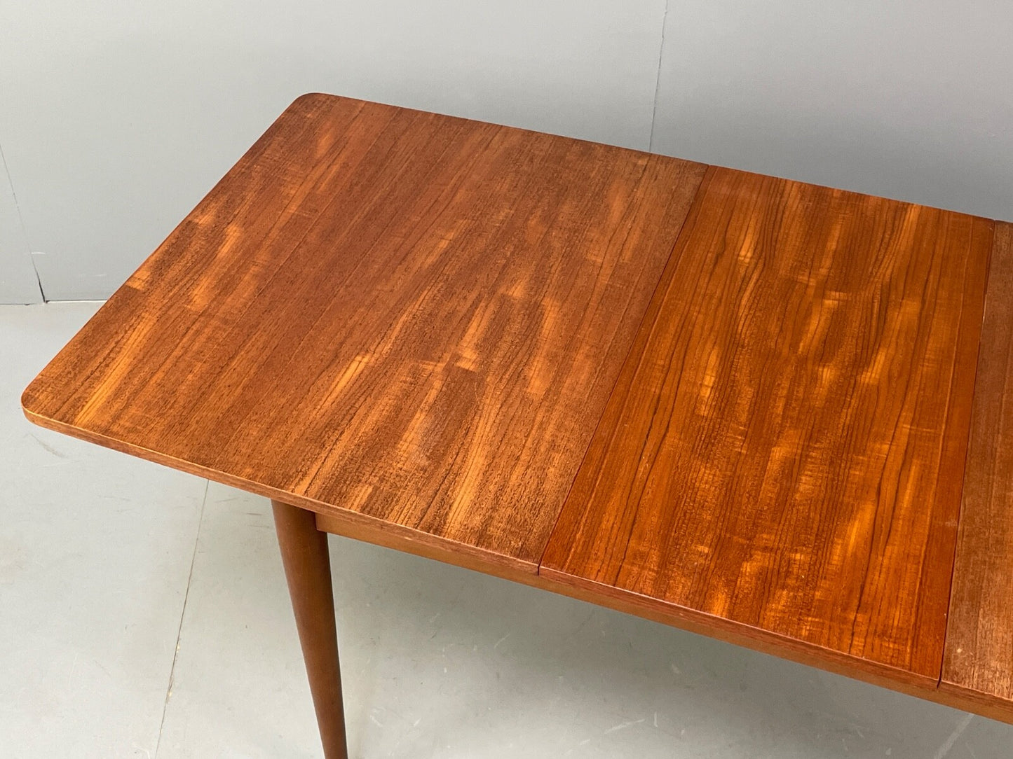 Vintage Teak Extending Dining Table With Removable Beech Legs EB9502 MWOO - UKDK FURNITURE