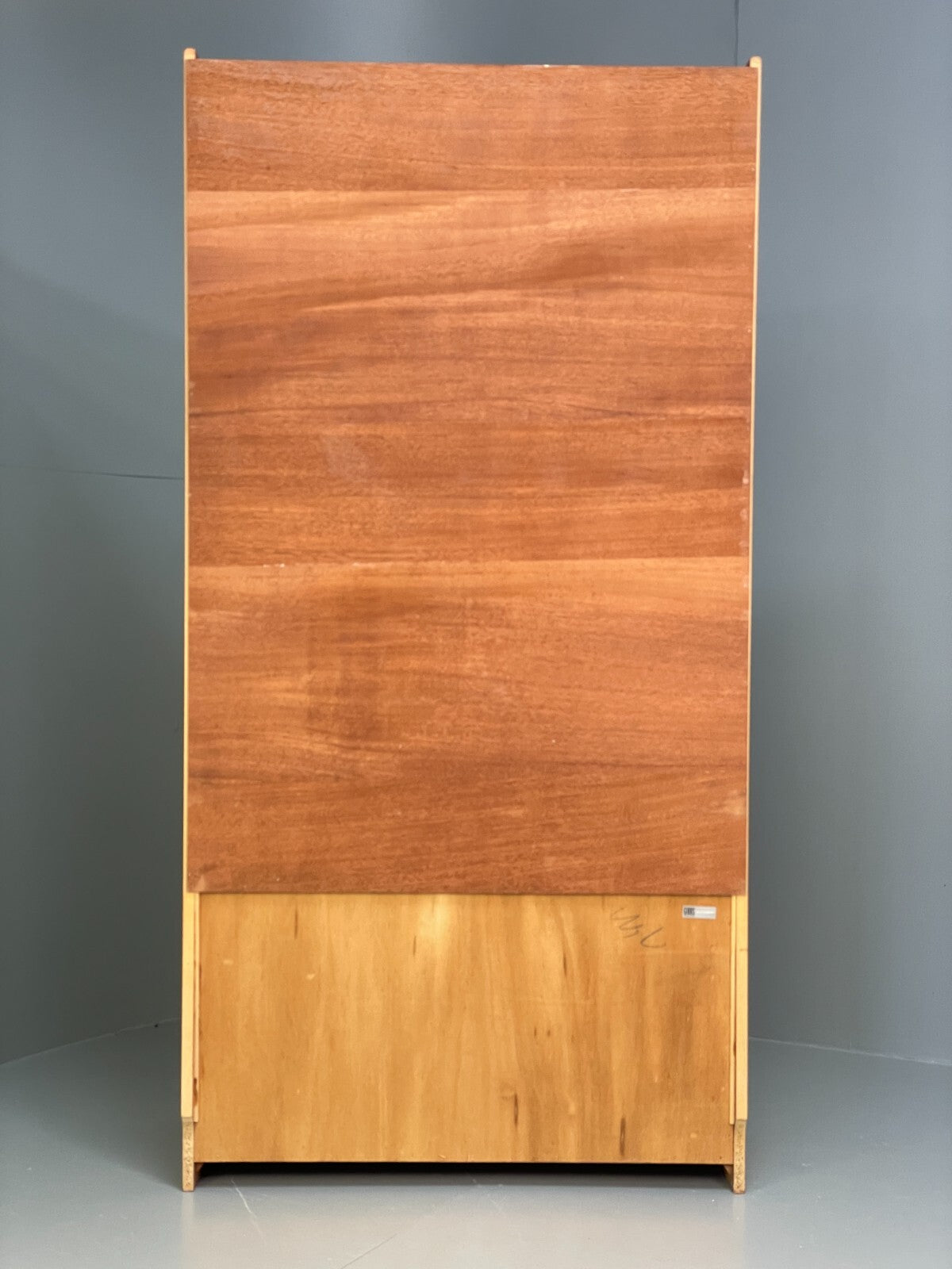 Vintage Teak Wall Unit By Gibbs Furniture 1970s Glazed EB9715 MWOO - UKDK FURNITURE