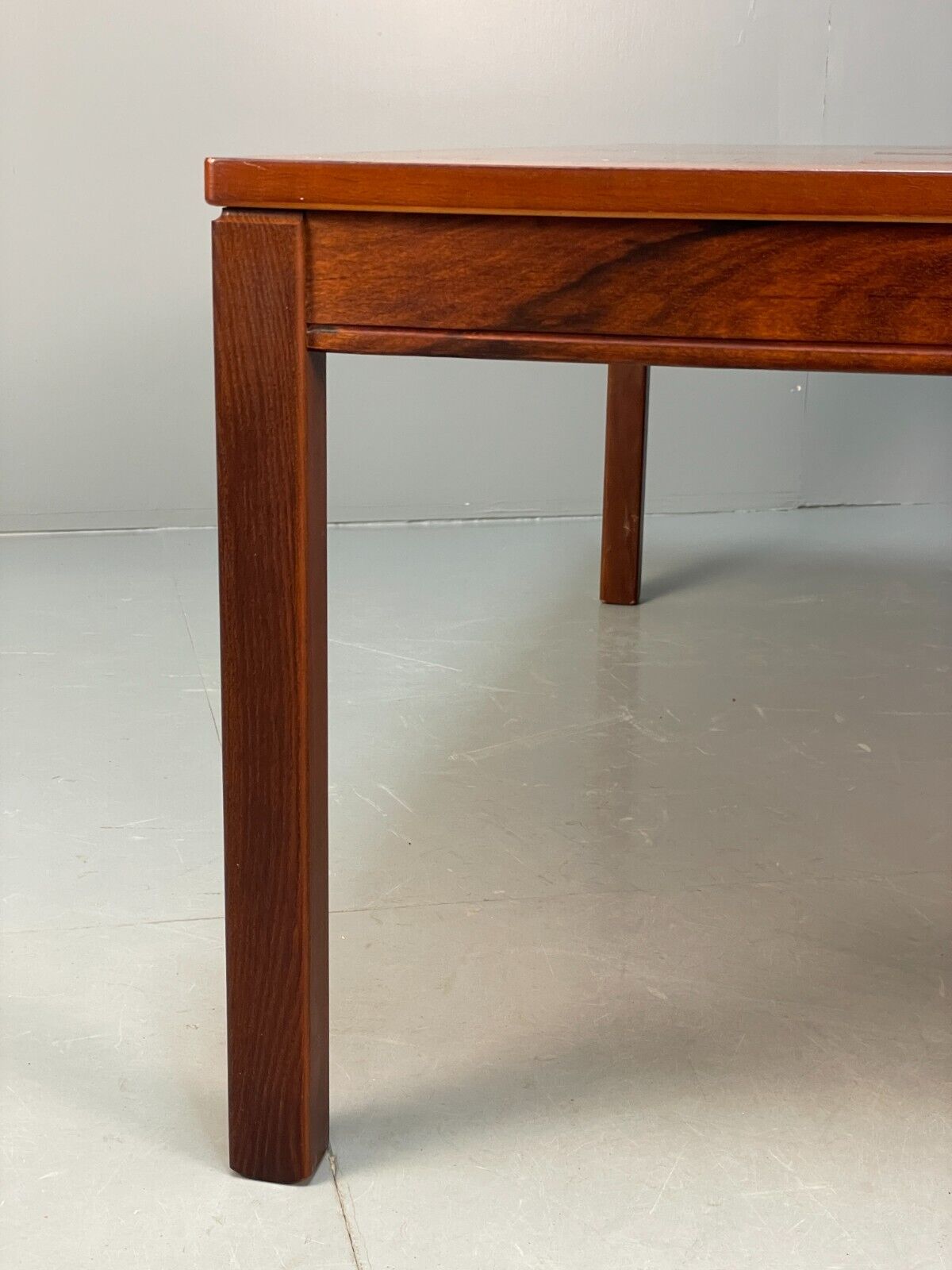 Midcentury Rectangular Chequerboard Pattern Coffee Table By Heggen EB8670 MWOO - UKDK FURNITURE