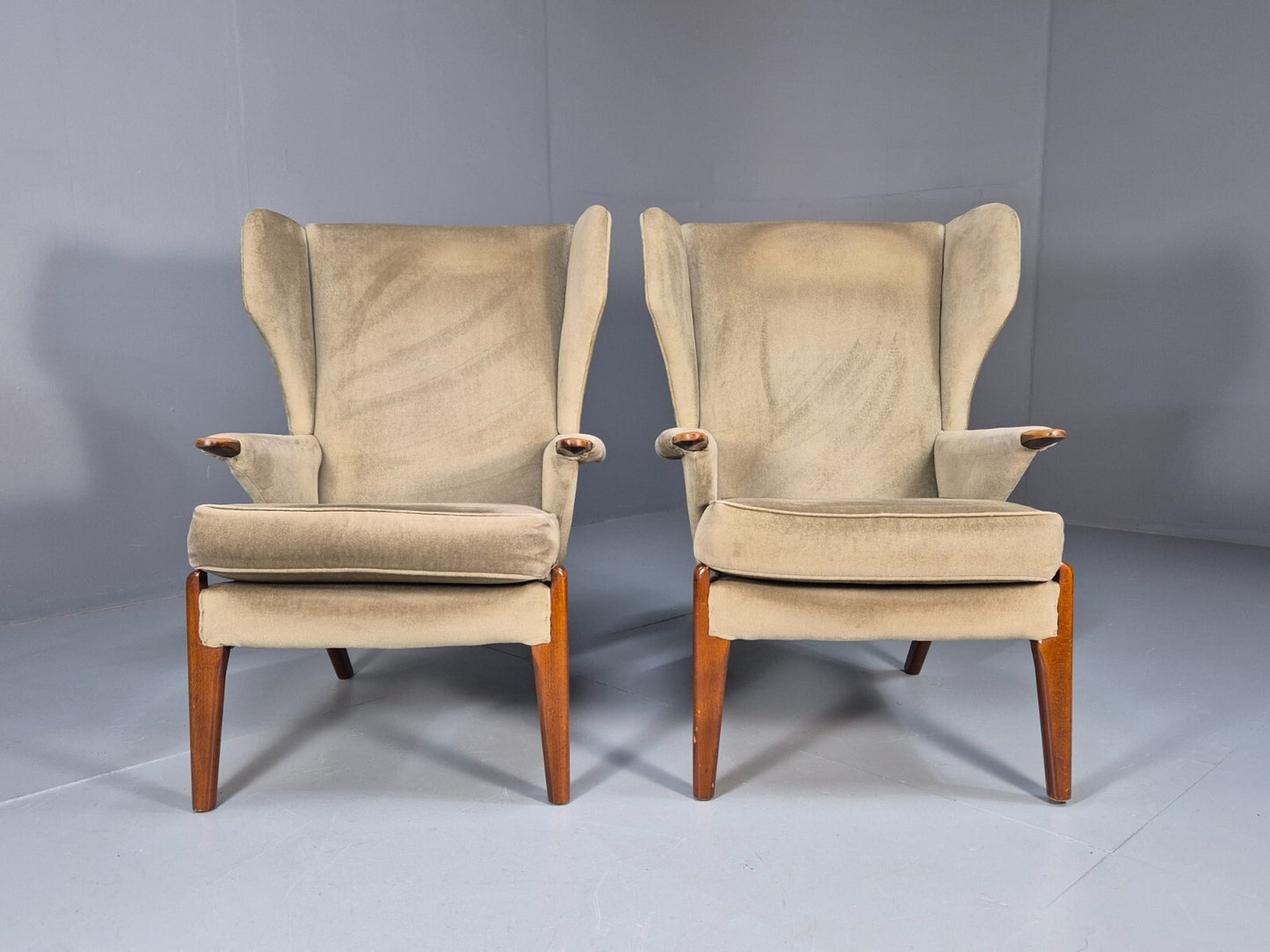 2 Parker Knoll Vintage Lounge Chairs PK900/6 Green 1970s Retro EB9786 MNOR - UKDK FURNITURE