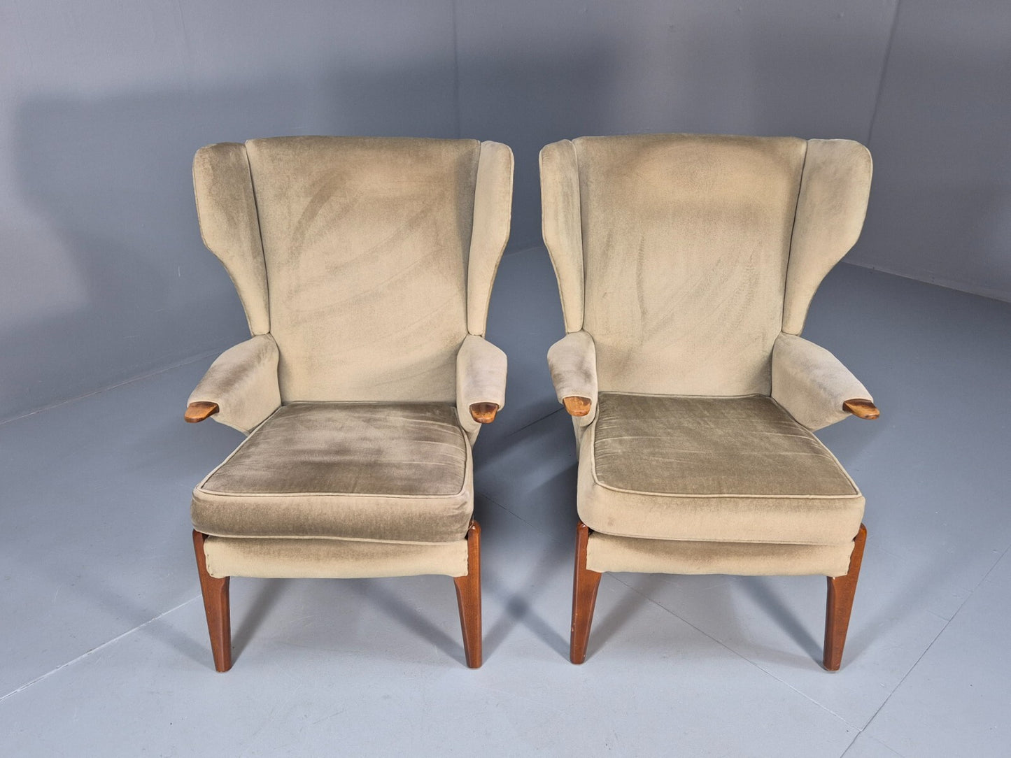 2 Parker Knoll Vintage Lounge Chairs PK900/6 Green 1970s Retro EB9786 MNOR - UKDK FURNITURE