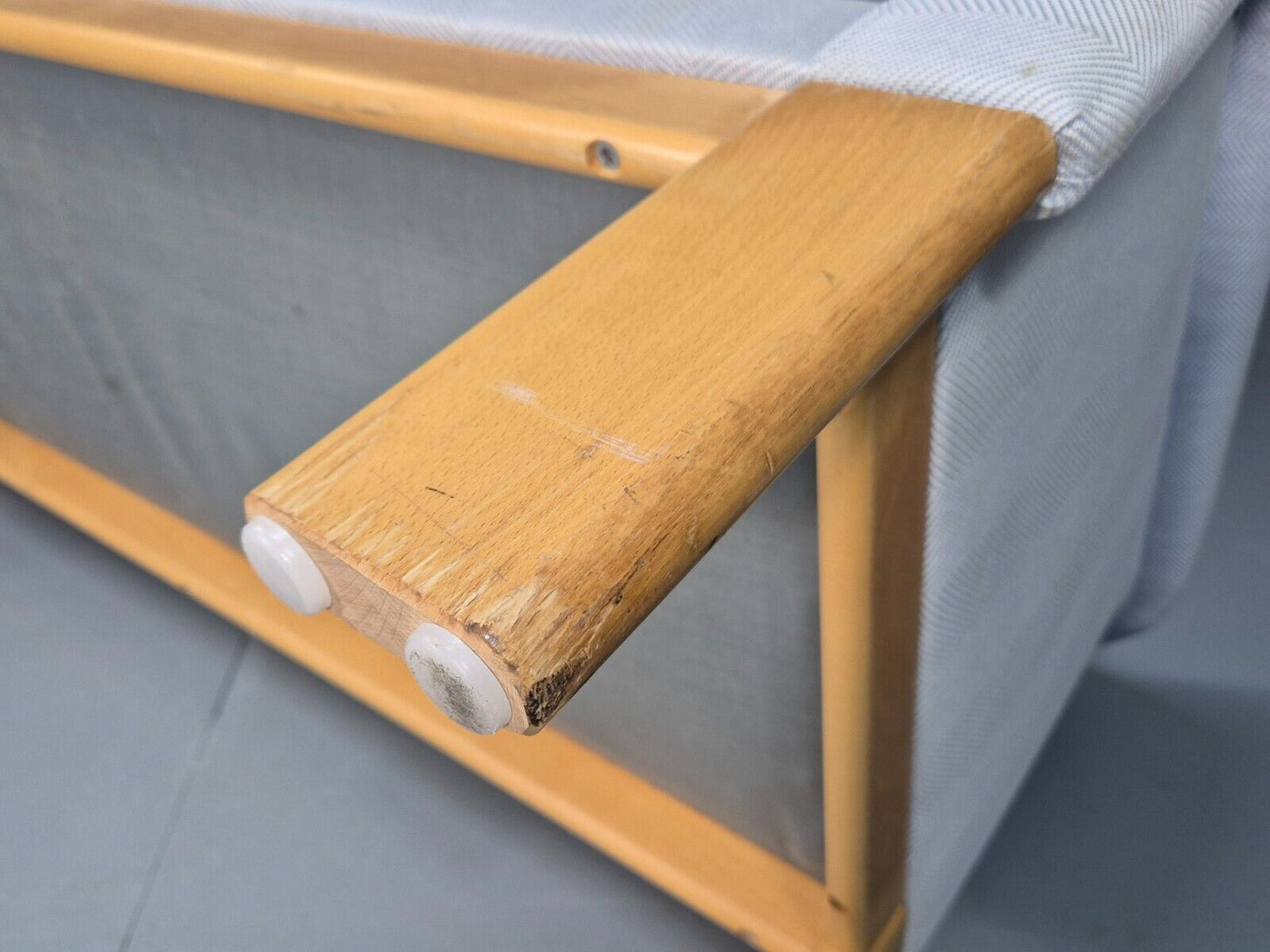 Vintage Swedish 2 Seat Sofa Blue Wool MId century Retro 1970s EB7669 M2SS - UKDK FURNITURE