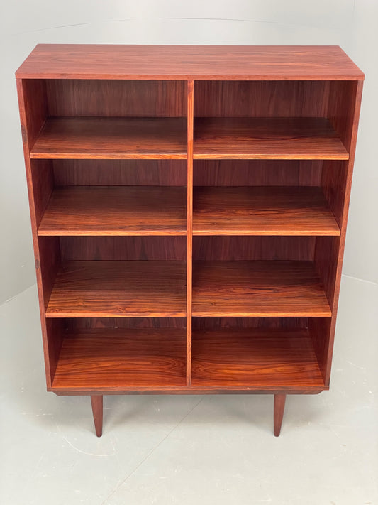 Vintage Danish Adjustable Bookcase Record Storage 1970s Mid Century EB12354