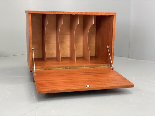 Vintage Teak Record Cabinet Retro 1960s Danish Mid Century EB12208