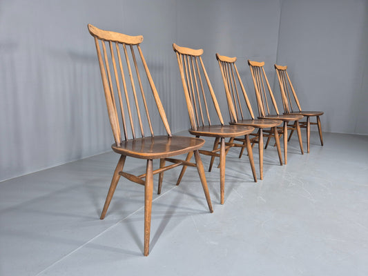5 Vintage Ercol Goldsmith chairs 1970s Originals EB12464