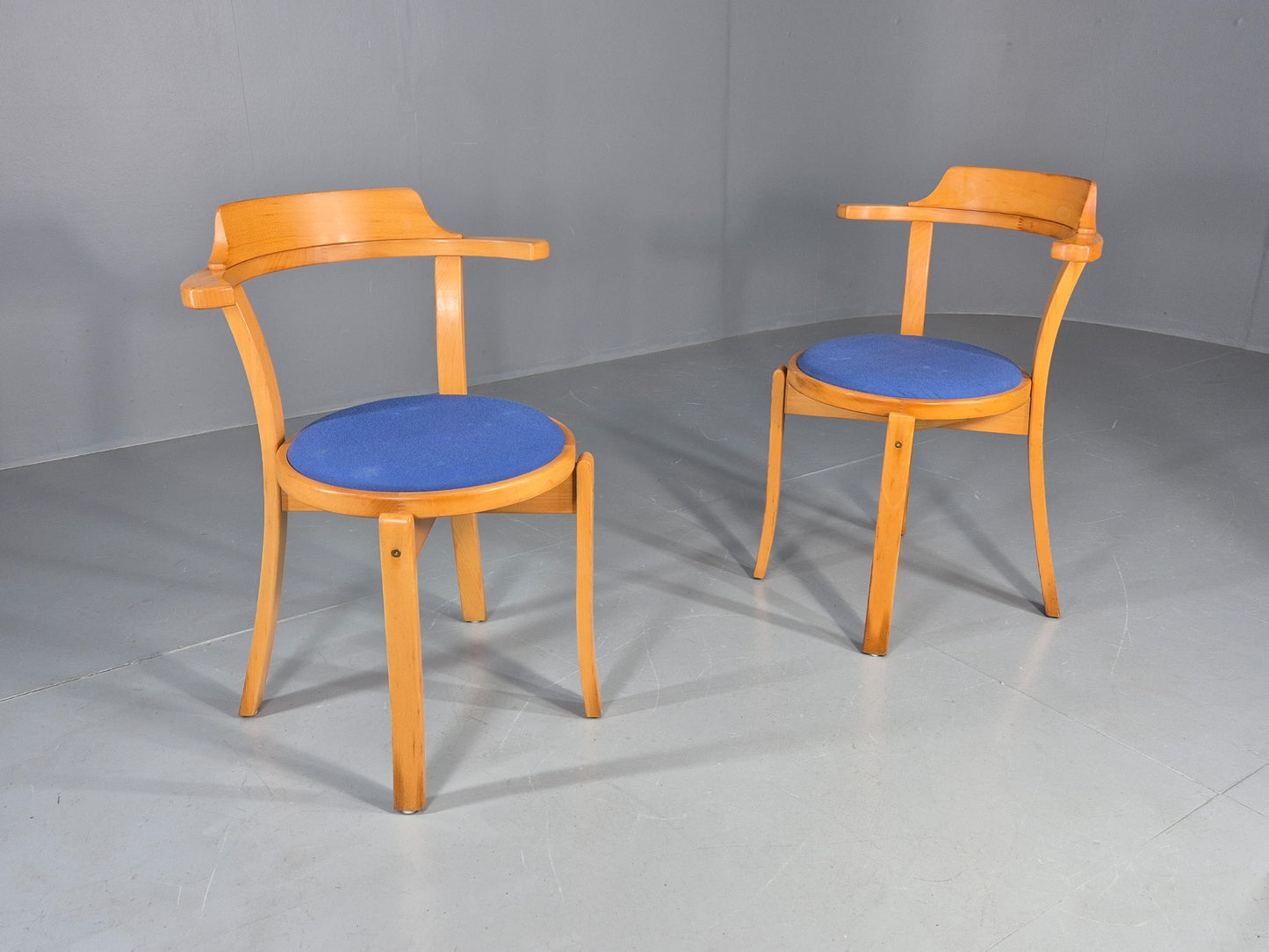 Vintage Mid Century Style Desk Chairs Swedish Kinnarps Retro EB12140