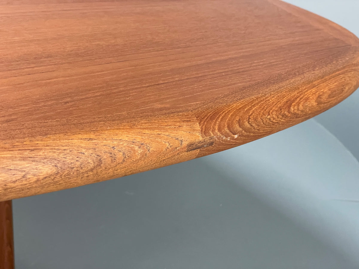 Vintage Teak Dining Table Extending Danish Retro 1970s Teak EB13144