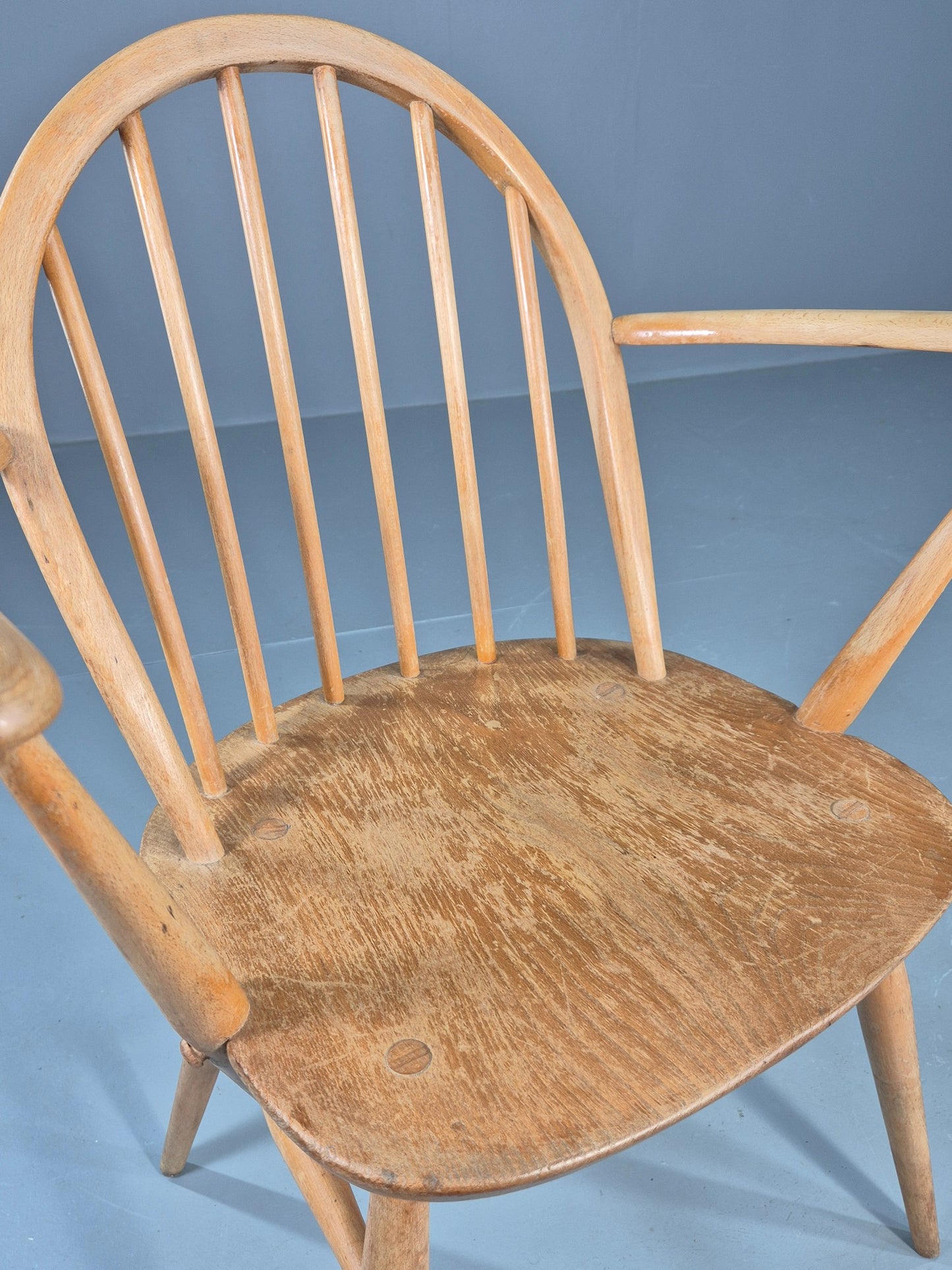 Vintage Ercol Windsor Carver Low Back 1960s Original EB12305