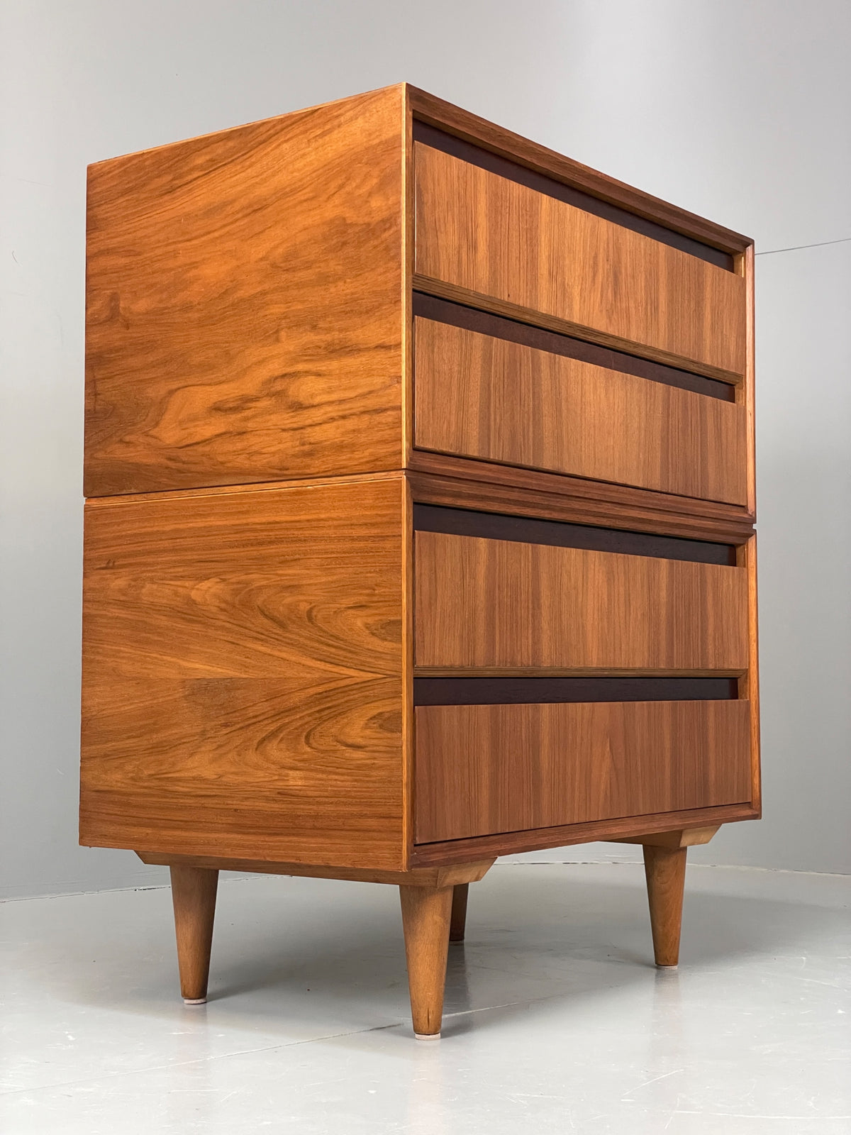Vintage Chest Of Drawers By Meredew Walnut 1960s Mid Century Retro EB13167