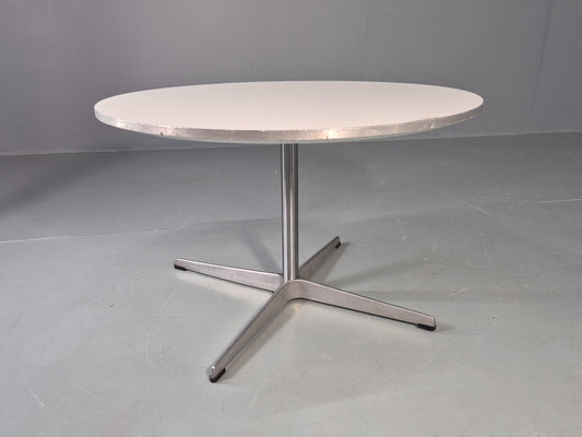 Vintage Fritz Hansen Circular Occasional Table Arne Jacobsen Design EB13001