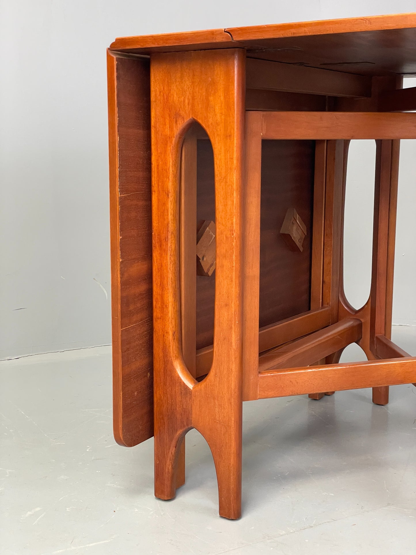 Vintage Teak Dropleaf Table By Jentique 1960s Mid Century Retro EB12502