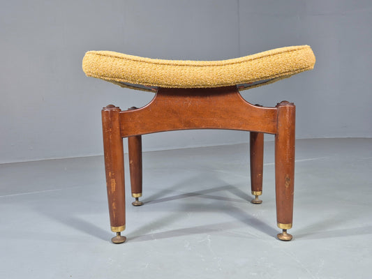 Vintage G Plan Tola Footstool Original Chenille Cover EB13015