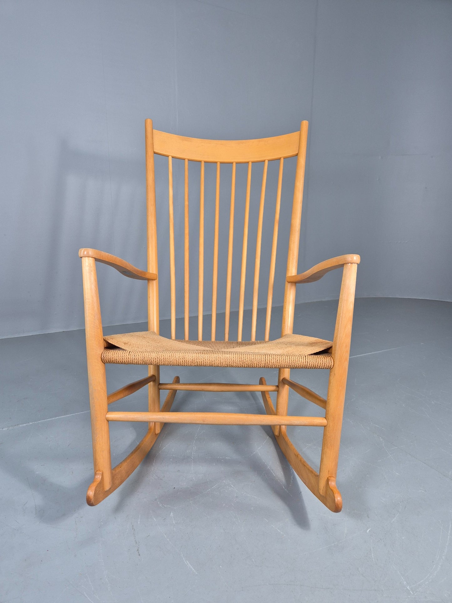 Vintage Wegner Rocking Chair J16 Model for Fredericia c1944 MCM Retro EB12231