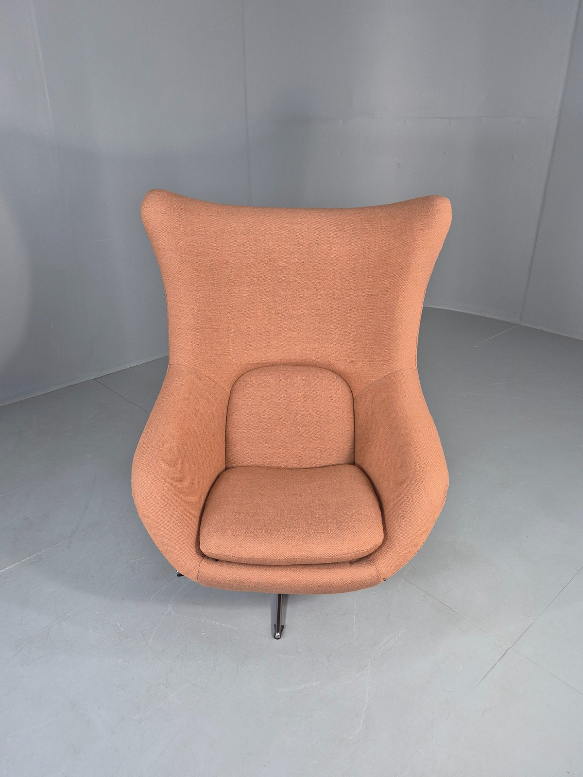 Vintage Danish Bucket Egg Chair New Upholstery 1960s Retro Mid Century EB12111