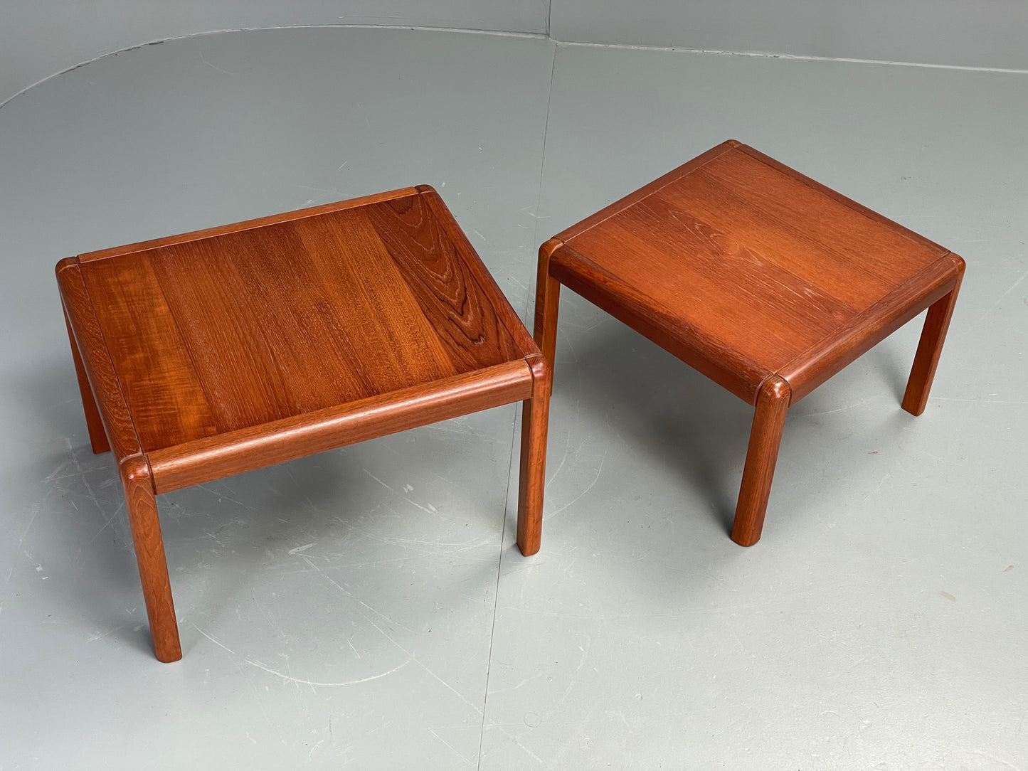 Vintage Teak Nesting Tables Retro 1970s Danish Design Side Table EB12217