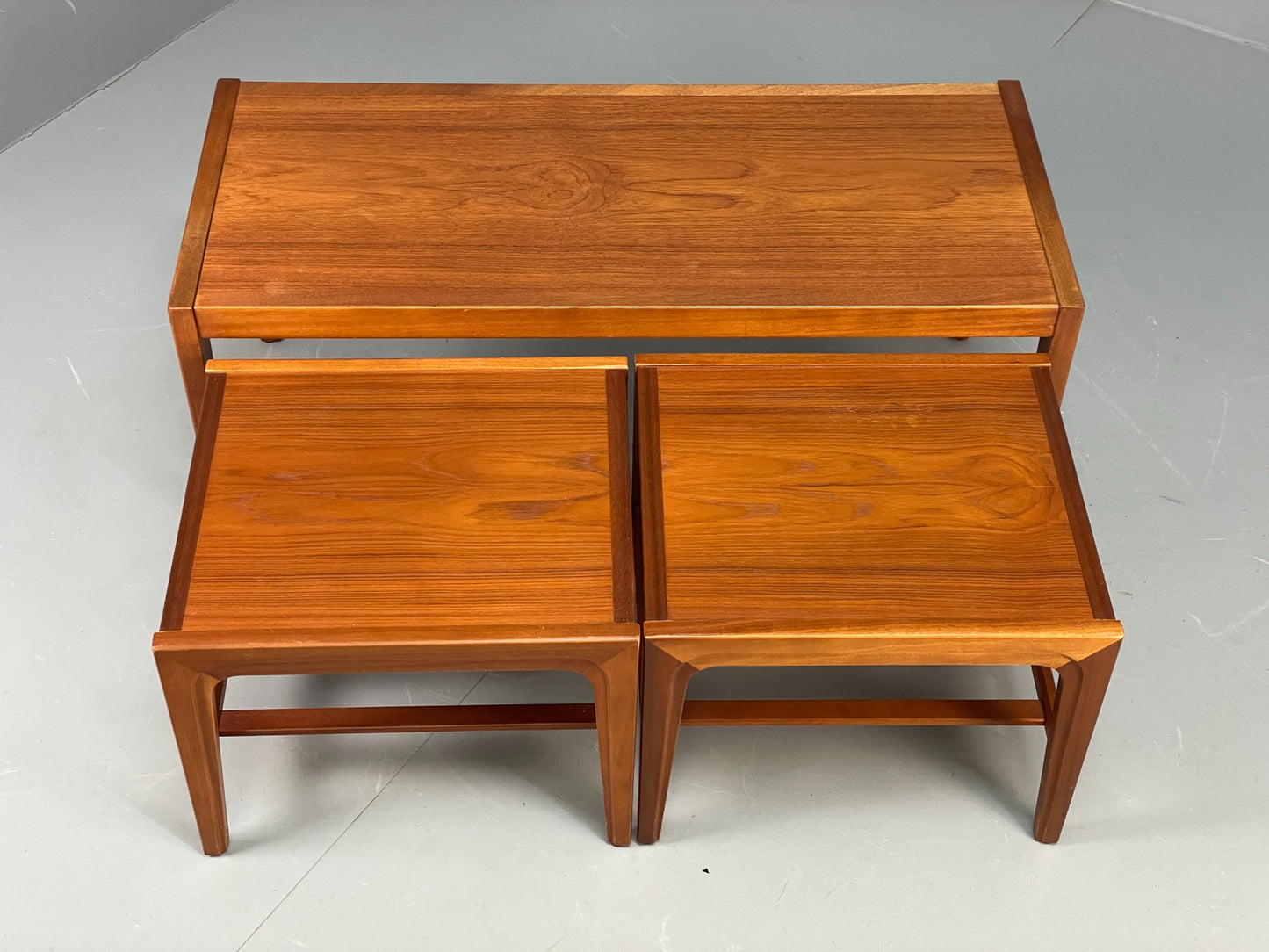 Vintage Teak Nesting Tables Coffee Table By Remploy 1960s Retro EB12061