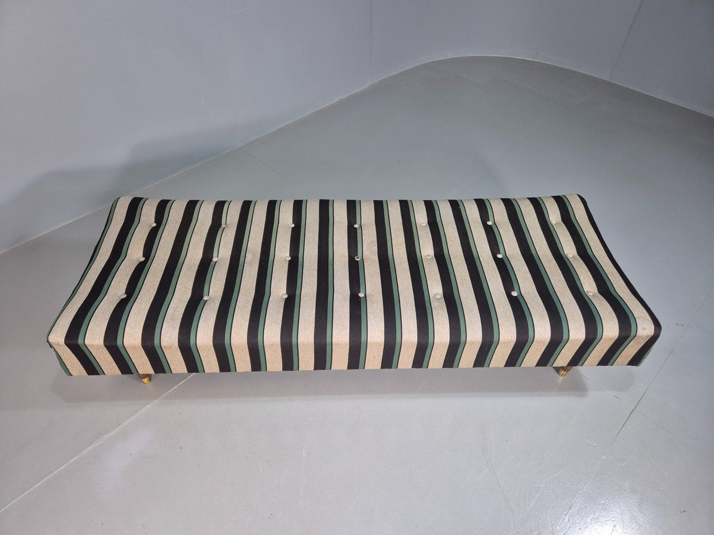 Vintage Danish Mid Century Day Bed Original Wool Upholstery 1950s Retro EB07219