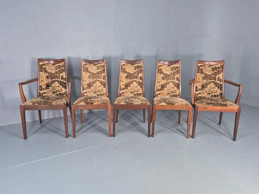 5 Vintage G plan Dining Chairs 1970s Fresco Original Upholstery Retro EB12182