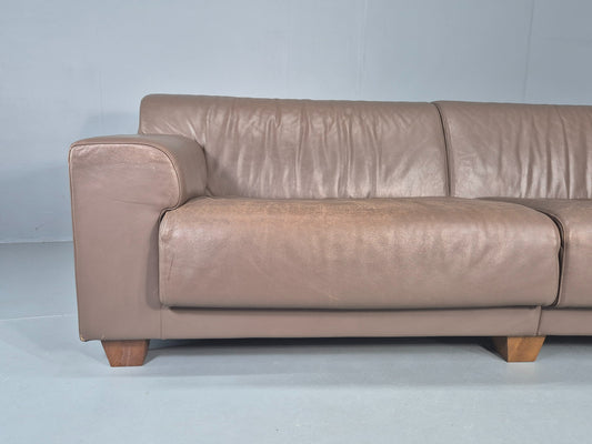 Vintage 3 seater sofa Leather Upholstery Modern Design EB12478