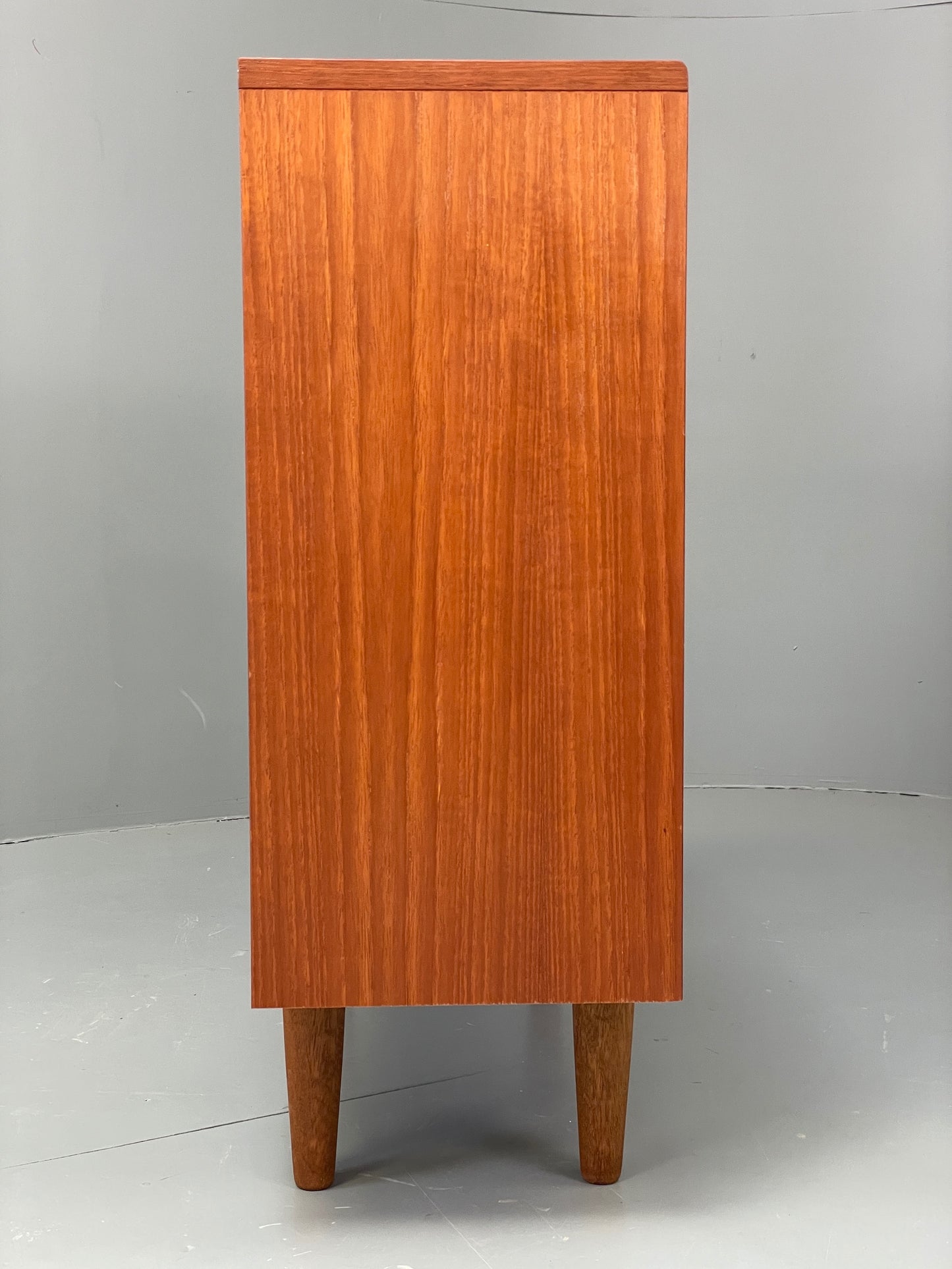 Vintage G Plan Bookcase Teak 1970s Glazed Doors Shelving Mid Century EB12901