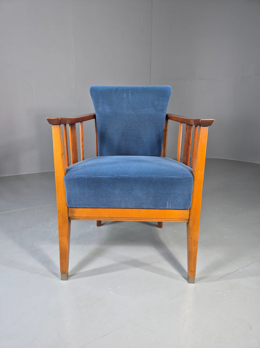 Vintage Jugendstil Styled Armchair Dutch Design Modern Build 1980s Retro EB13020