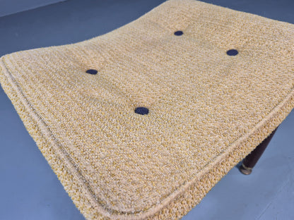 Vintage G Plan Tola Footstool Original Chenille Cover EB13015