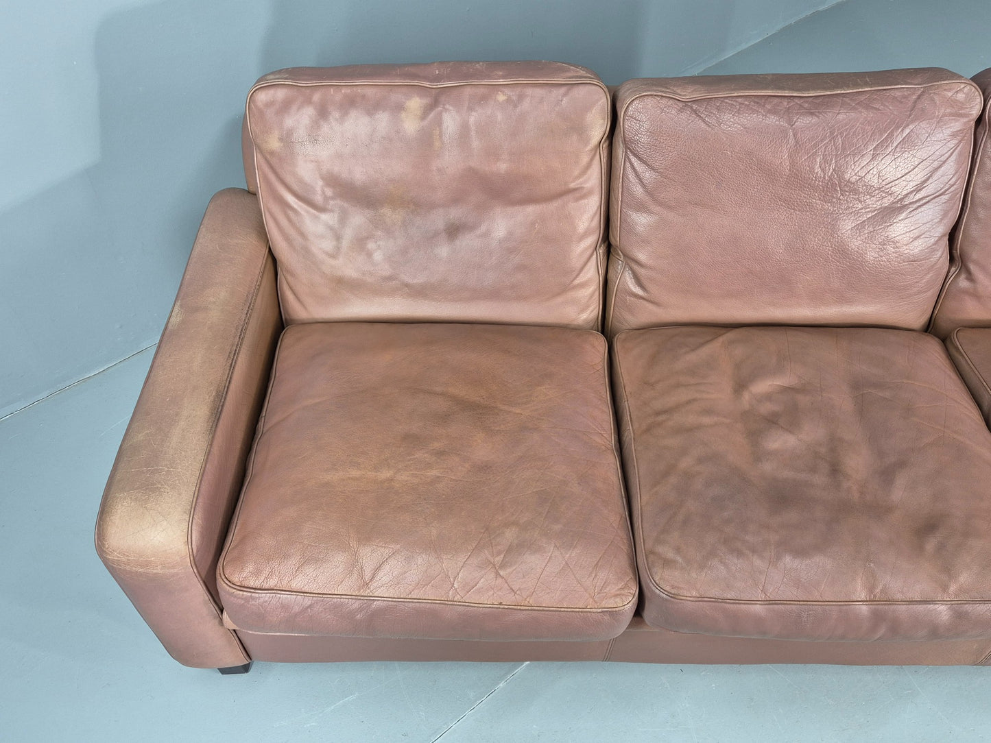 Vintage 3 Seater Sofa 1970s Thams Danish Retro MCM Quality EB12438