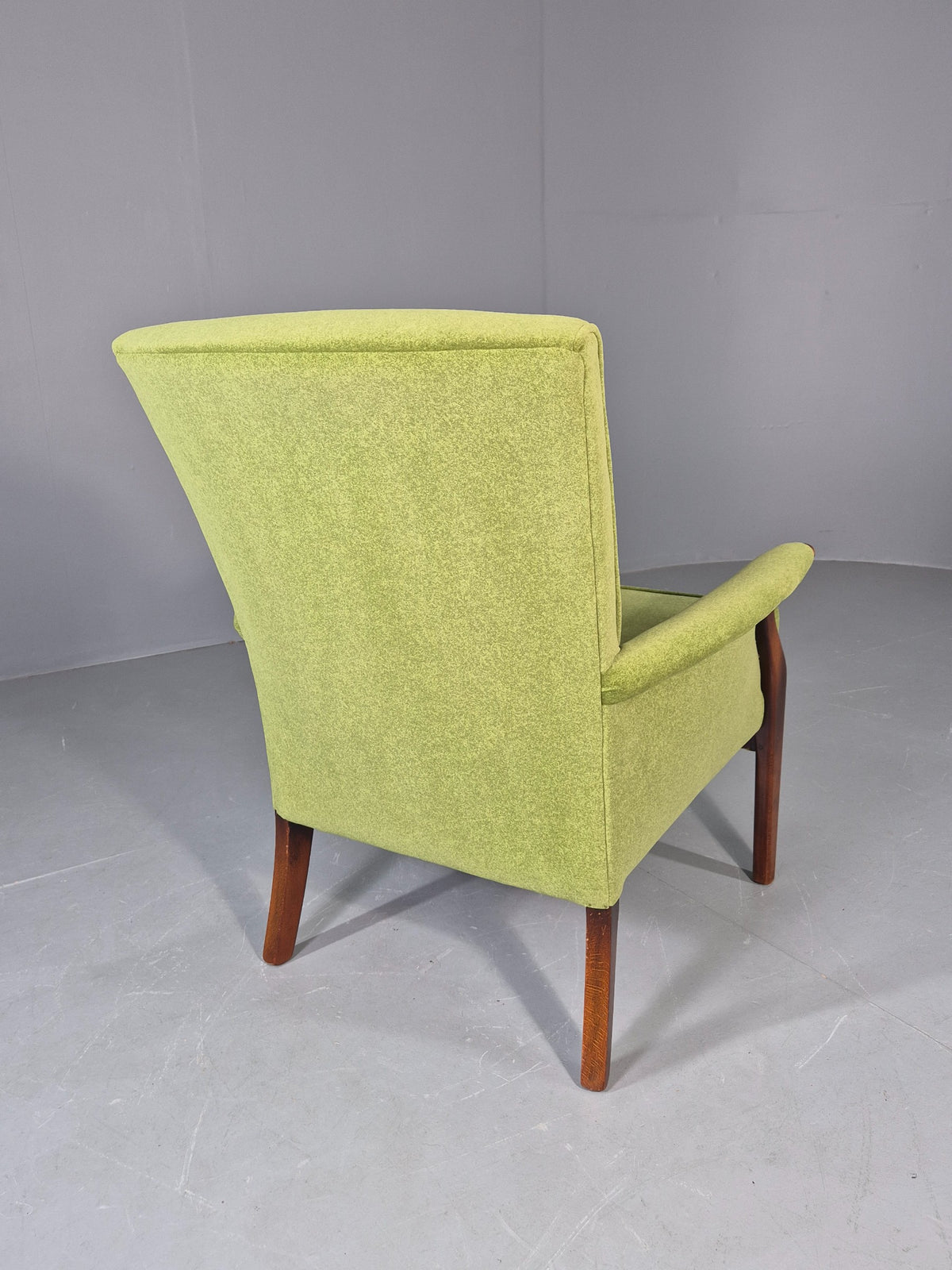 Vintage Parker Knoll PK749 Chair Recent Green Wool Makeover 1960s Retro EB12989