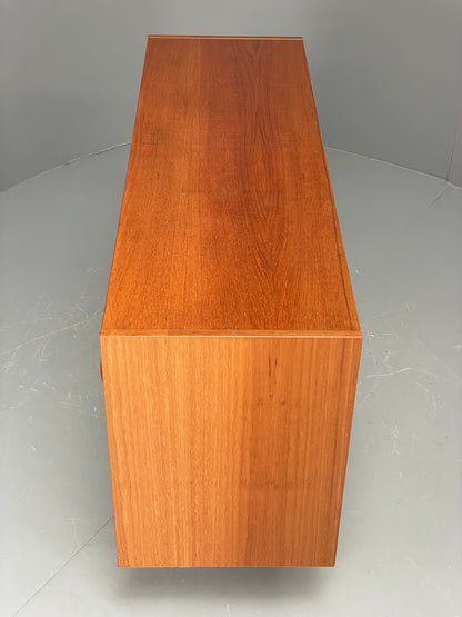 Vintage Teak Sideboard Domino Møbler Danish 1970s Retro Shelving EB12086