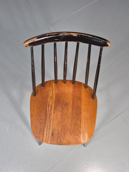 Vintage Ilmari Tapiovaara Fanett Chair Beech and Teak Retro MCM 1950s EB11602