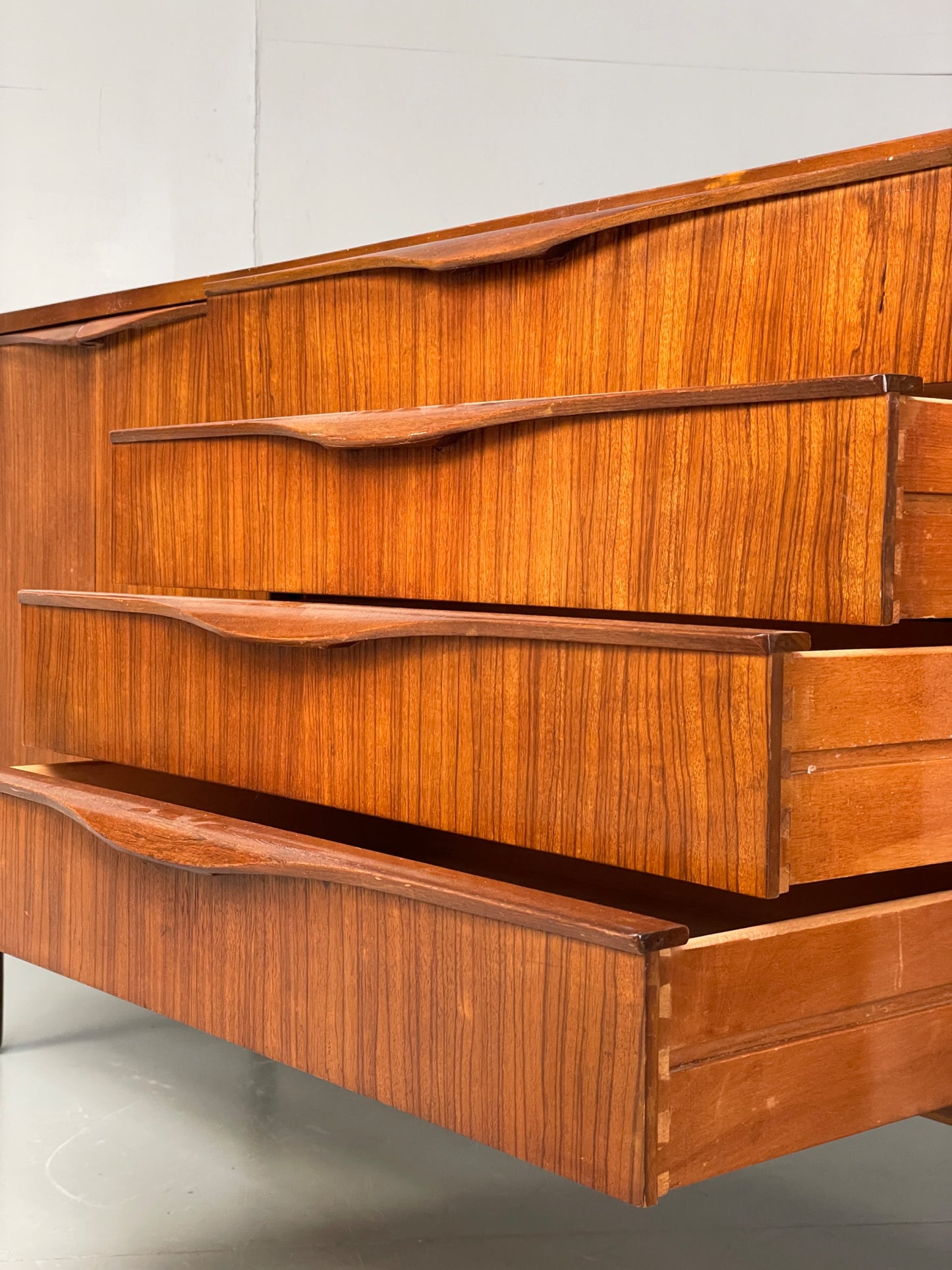 Vintage 1960s Teak Sideboard Elliots Of Newbury Mid Century Drawers EB12286
