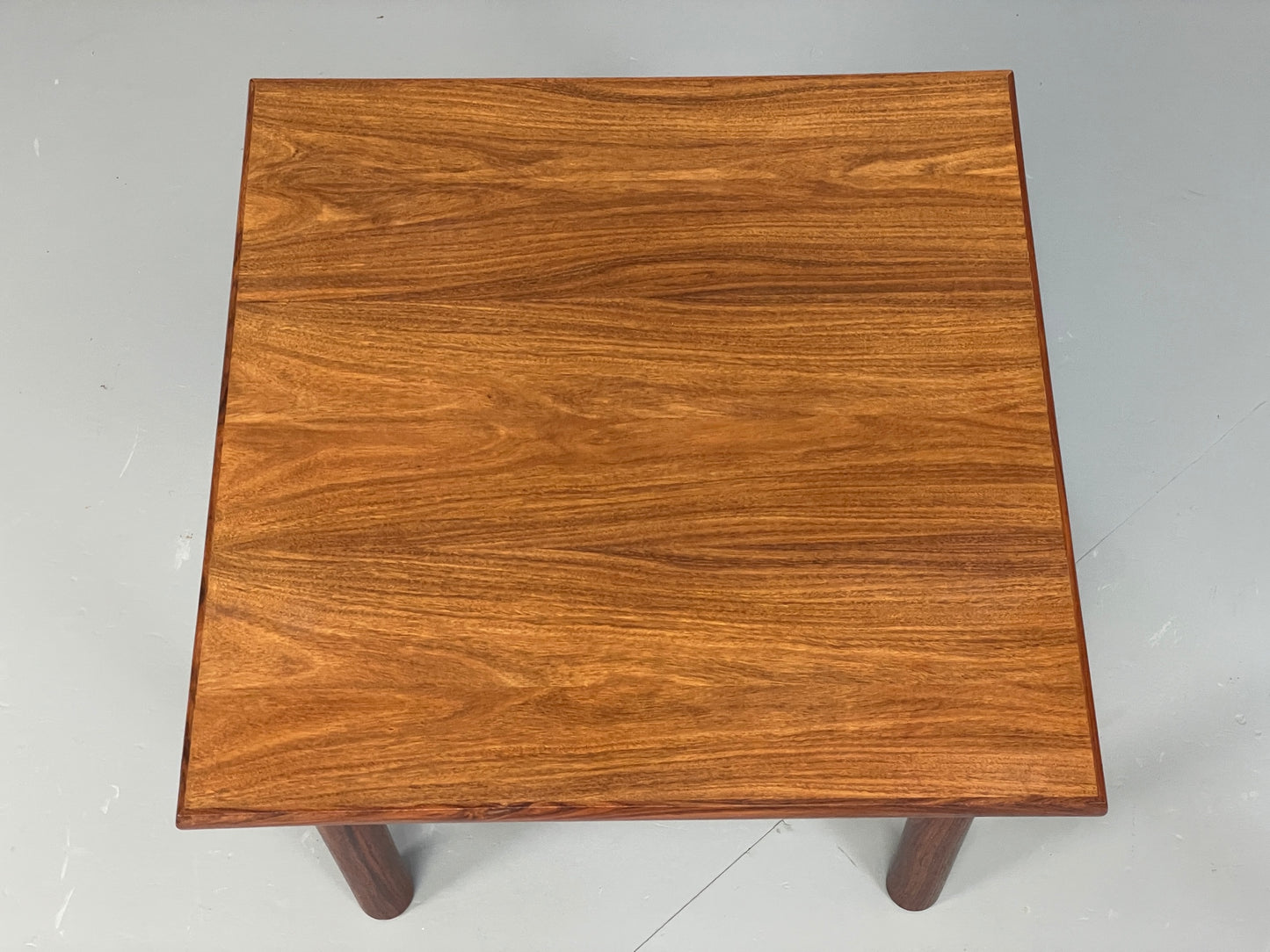 Vintage Danish Side Table Mid Century Darkwood Retro EB12884