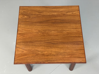 Vintage Danish Side Table Mid Century Darkwood Retro EB12884