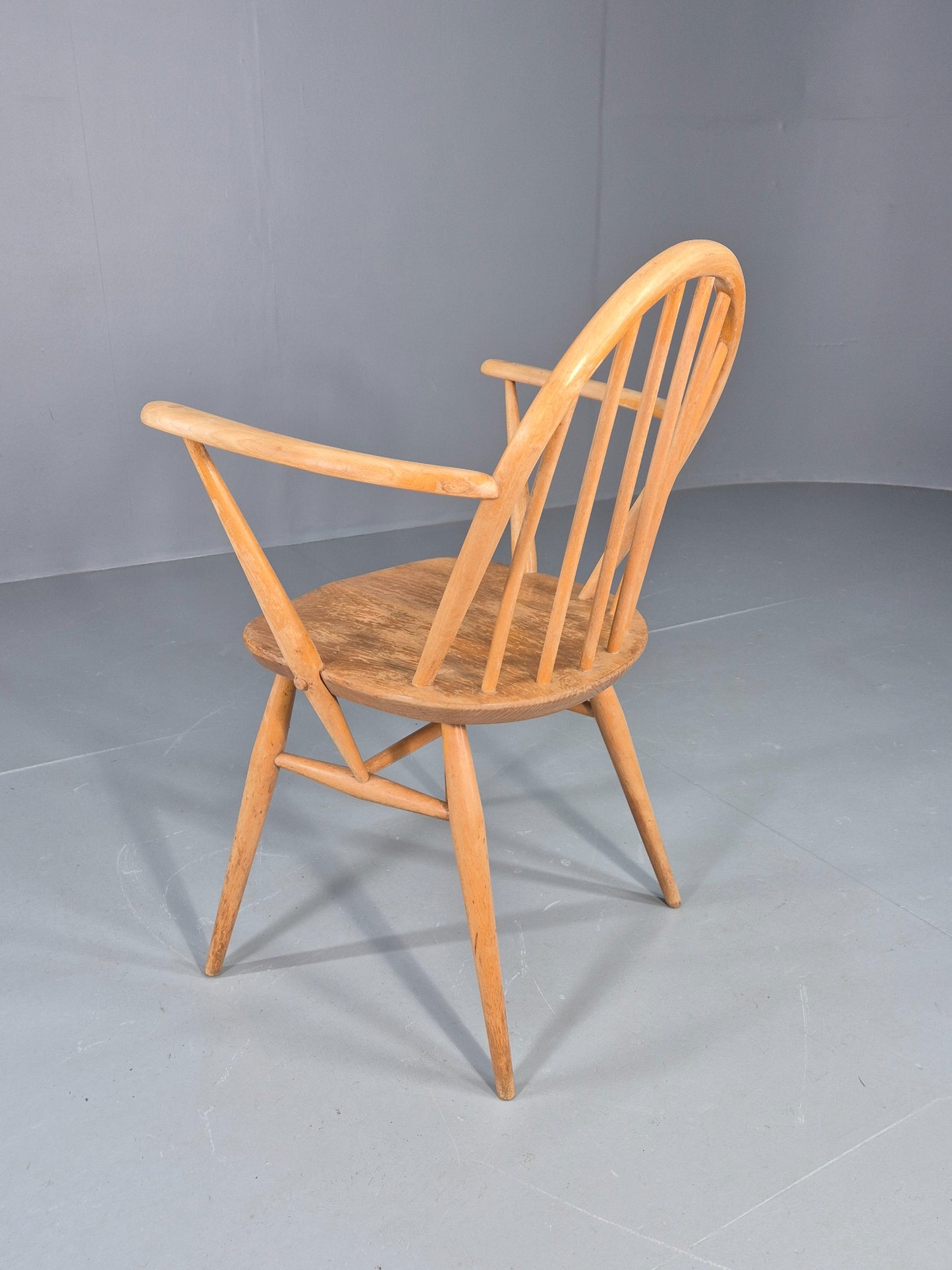 Vintage Ercol Windsor Carver Low Back 1960s Original EB12305