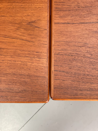 Vintage Extending Dining Table Rectangular Teak Danish 1960s Retro EB12202