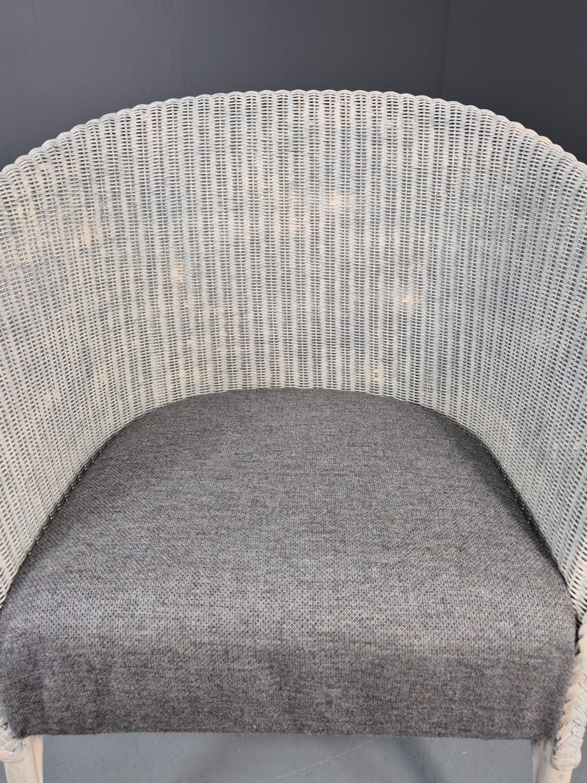 Vintage Lloyd Loom Tub Chair 1960s Original Quality Chair Retro  EB12162