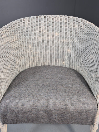 Vintage Lloyd Loom Tub Chair 1960s Original Quality Chair Retro  EB12162
