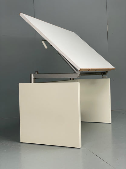 Vintage Hülsta Drawing Desk Architect Height Adjustable Tilting Retro EB12282