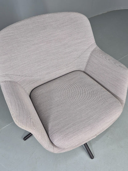 Vintage Swivel Lounge Chair Icons of Denmark Smile Chair Retro Modern EB12855