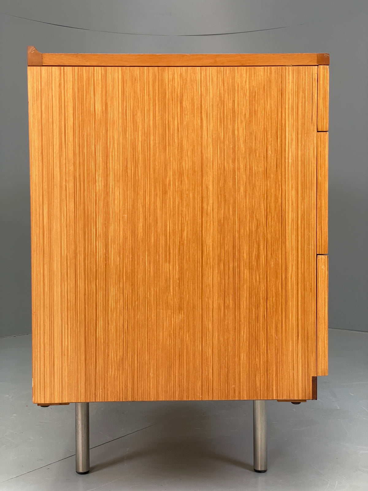 Vintage Desk Stag Fineline Birch Ply Aluminium Retro Mid Century EB13104