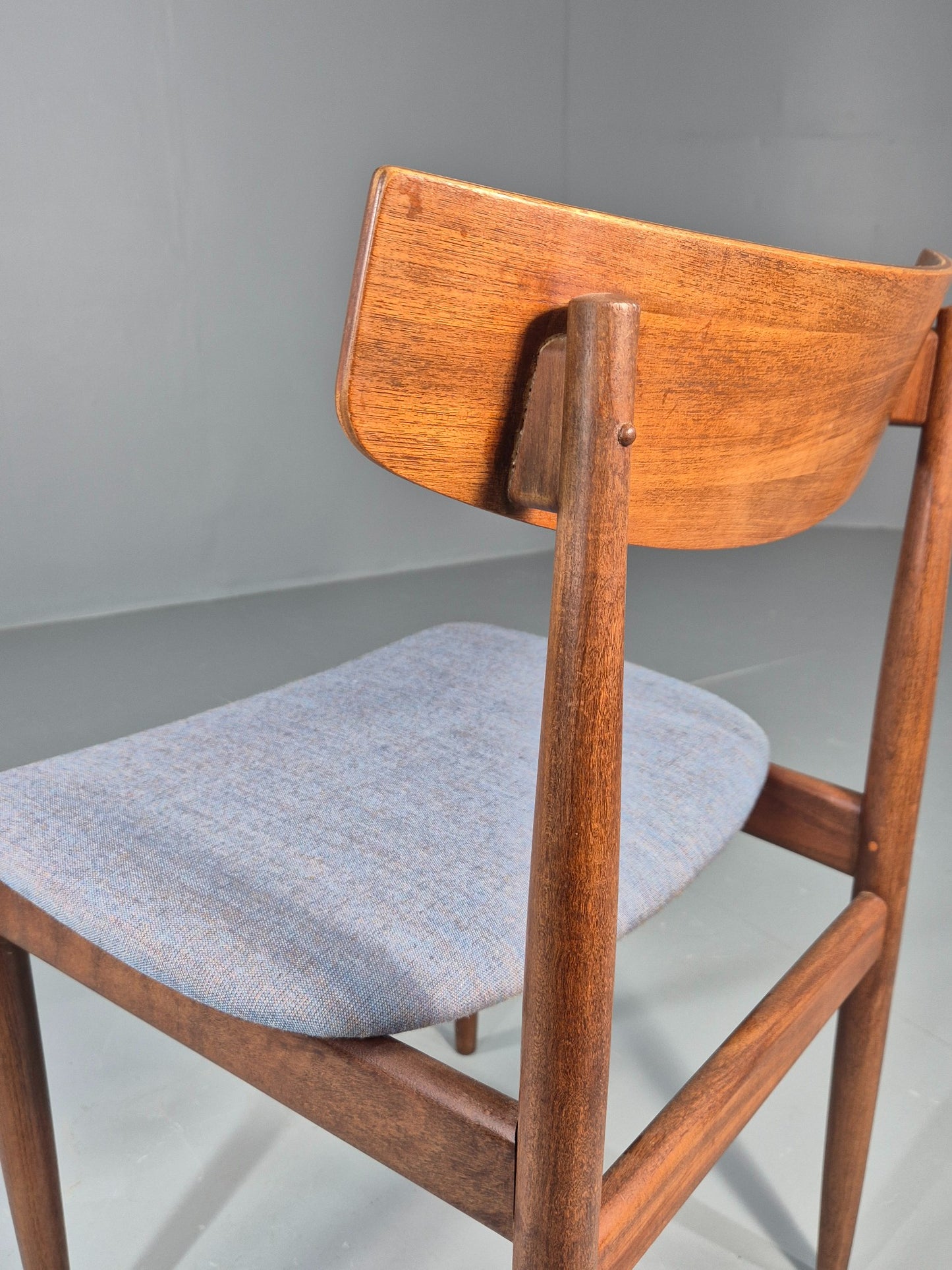 Vintage G plan Danish Design Lounge Chair Teak Frame 1960s New Seat MCM EB11891