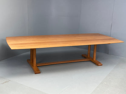 Solid Oak Dining Table 12 Seater 3.2m Large Refectory Bespoke Custom EB12890