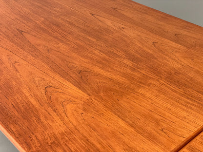 Vintage Extending Dining Table Rectangular Teak Danish 1960s Retro EB12202