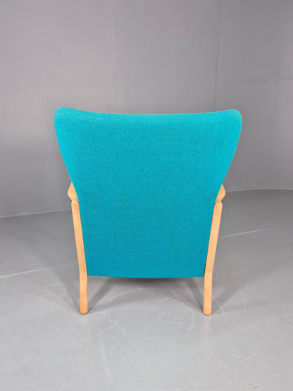 Vintage Mid Century Fritz Hansen Lounge Chair Soren Hansen Design 1940s  EB12108