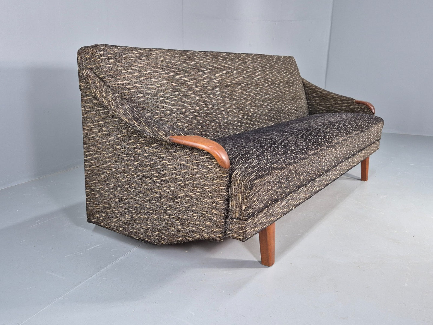 Vintage Danish Mid Century Sofabed, 1960s Design Double Bed Retro EB12395