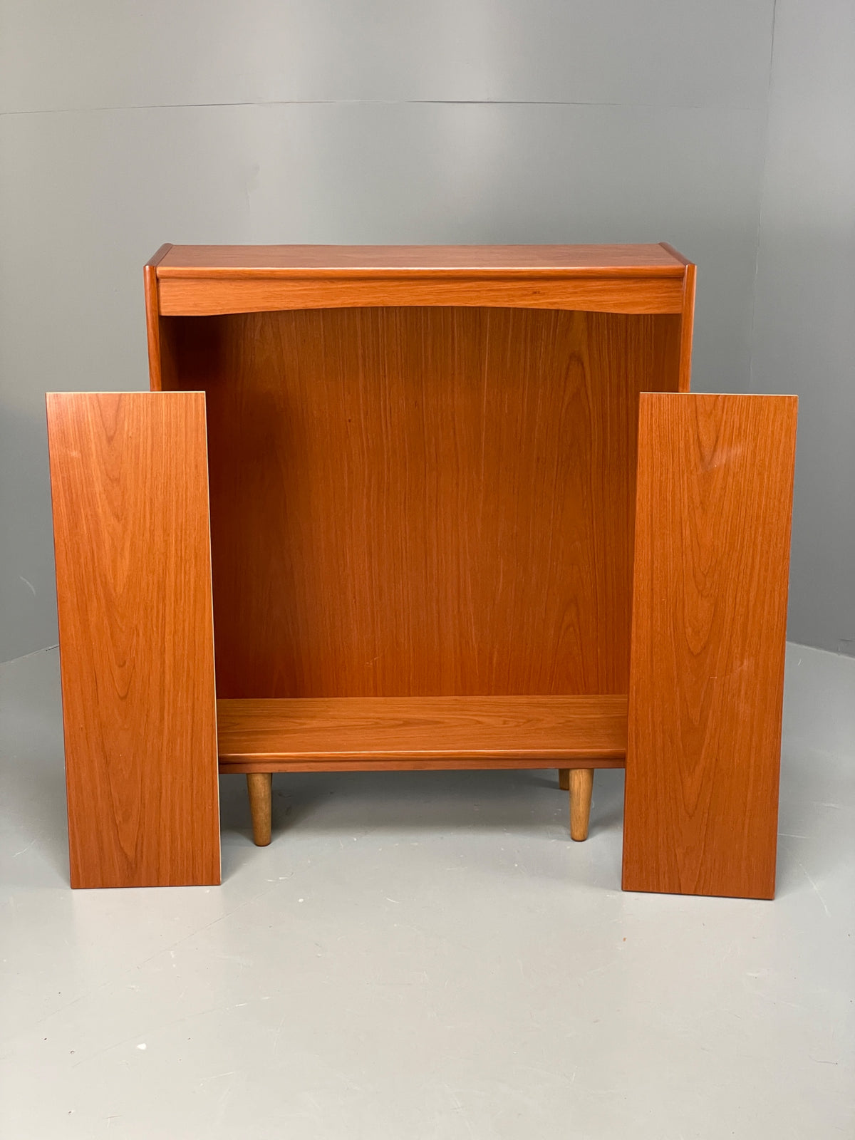 Vintage 1970s Teak Bookcase Retro Mid Century Adjustable Shelving EB12974