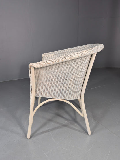 Vintage Lloyd Loom Tub Chair 1960s Original Quality Chair Retro  EB12162
